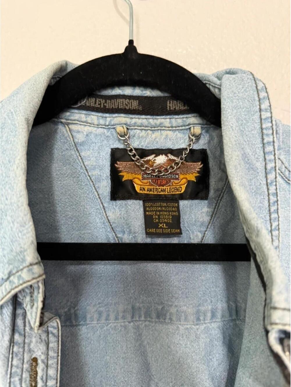 Harley Davidson vintage women’s shirt size XL - Picture 6 of 6